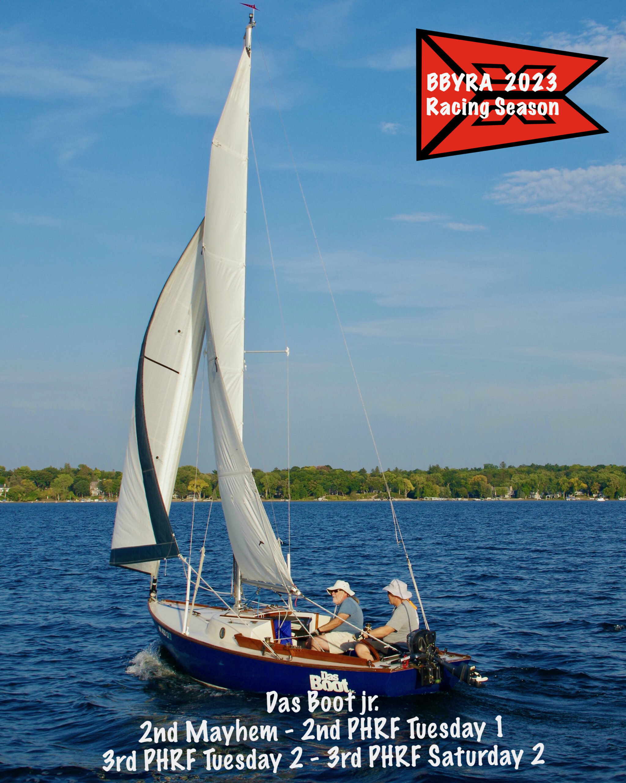 Black Bear Yacht Racing Association Keelboat Racing on White Bear Lake