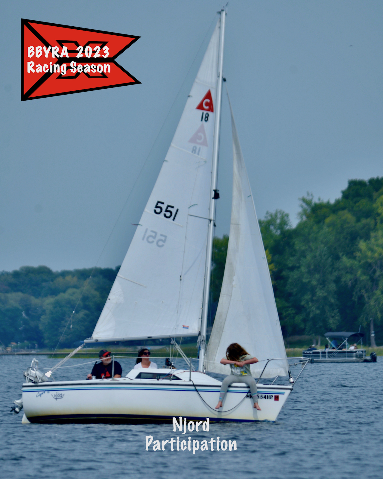 Black Bear Yacht Racing Association Keelboat Racing on White Bear Lake